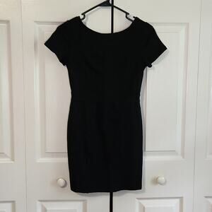 Vintage Monteau Los Angeles‎ Womens Black Bodycon Mini Dress Size XS Neutral